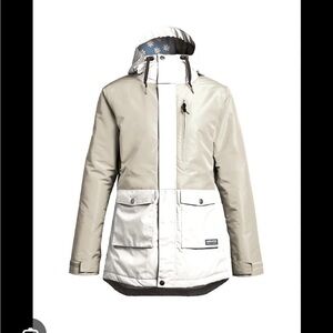 Airblaster Stay Wild Ski Jacket - Medium Sand/White